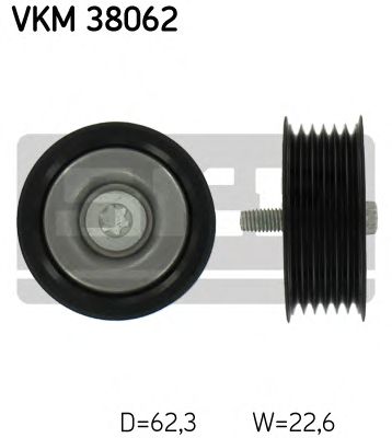 VKM 38062 SKF Ролик модуля натягувача ременя1